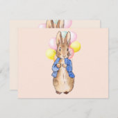 Carte Pierre le lapin (Devant / Derrière)