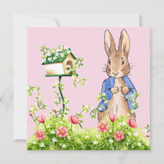 Carte Pierre le Lapin dans son jardin (Devant)