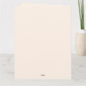 Carte Pierre le Lapin Merci (Dos)