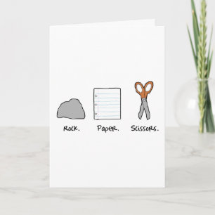 Carte Pierre, papier, ciseaux
