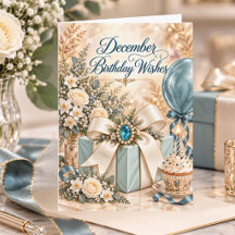 Pierres de naissance Zircon bleue Joyeux Anniversa
