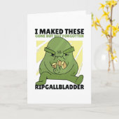 Carte Pierres de vésicule (Fleur jaune)