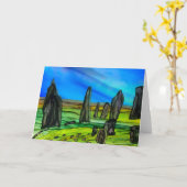 Carte Pierres fixes de Callanish (Fleur jaune)