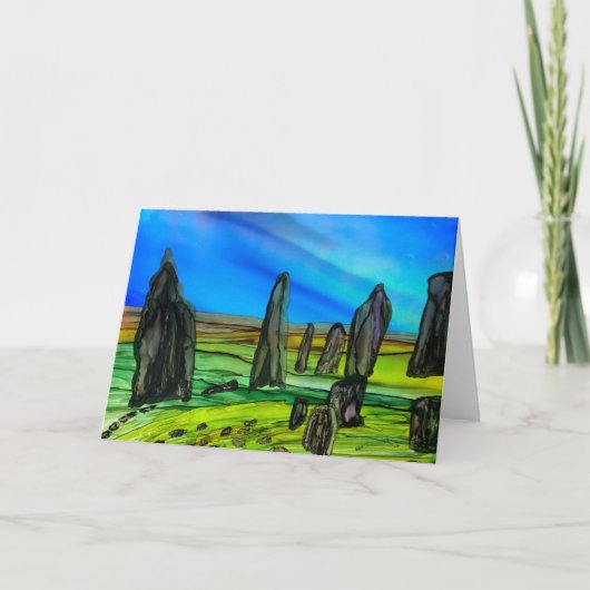 Carte Pierres fixes de Callanish (Devant)
