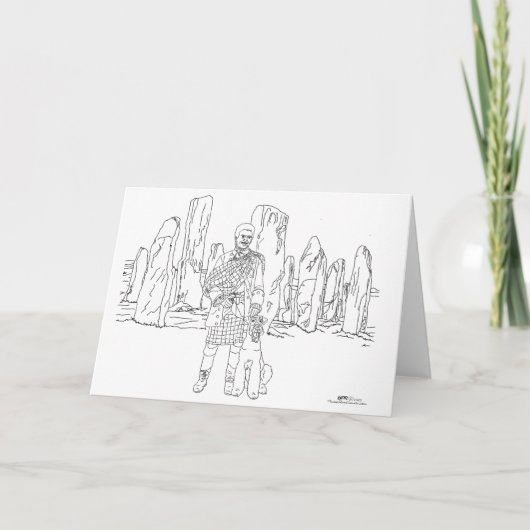 Carte Pierres levées de Callanish, Écosse (Devant)