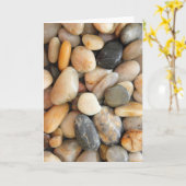 Carte Pierres multicolores (Fleur jaune)