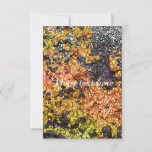 Carte Pierres tombales rouillées du coucher de soleil