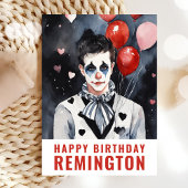 Carte Pierrot noir et blanc