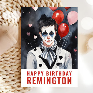 Carte Pierrot noir et blanc