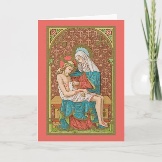 Carte Pieta (SAU 23) Salutation blanche (Devant)
