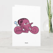 Carte Pieuvre comme moto (Dos)