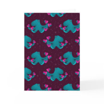 Pieuvre et cœurs de la Saint-Valentin