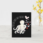 Carte Pieuvre Mignonne, Vous Octo Mon Cœur, Saint-Valent (Fleur jaune)