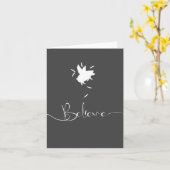 Carte Pig Feathers (Fleur jaune)