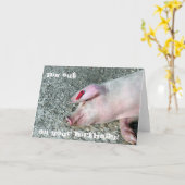 Carte Pig out (Fleur jaune)