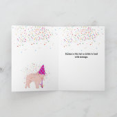 Carte Pig Partys - Animaux Fêtes Nouvel An (Intérieur)