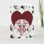 Carte Pig Valentine (Devant)