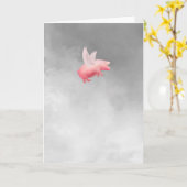 Carte Pig volant (Fleur jaune)