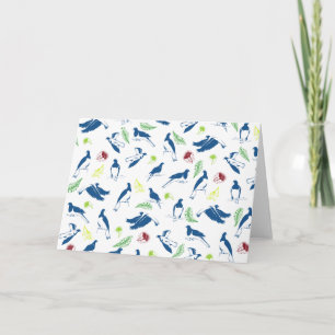 Carte Pigeon motif de Kereru Wood NZ