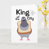 Carte Pigeon - Roi de la ville (Fleur jaune)
