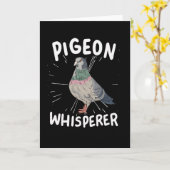 Carte Pigeon Whisperer (Fleur jaune)