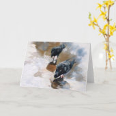 Carte Pigeons (Fleur jaune)