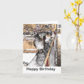 Carte Pigeons sur le pont à Hythe Card (Fleur jaune)