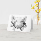 Carte Piglet (Fleur jaune)