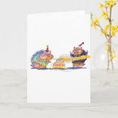 Carte PiGs BiRtHdAy (Fleur jaune)