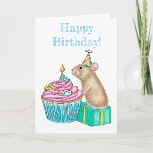 Carte Pika Joyeuse Anniversaire (Devant)