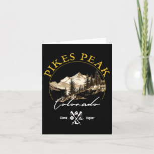 Carte Pikes Peak Retro Vintage Appareils - Pikes Peak So