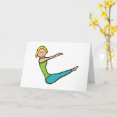 Carte Pilates (Fleur jaune)