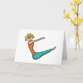 Carte Pilates (Fleur jaune)