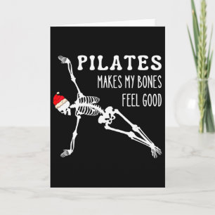 Carte Pilates de squelette me fait sentir mes os bien Mé
