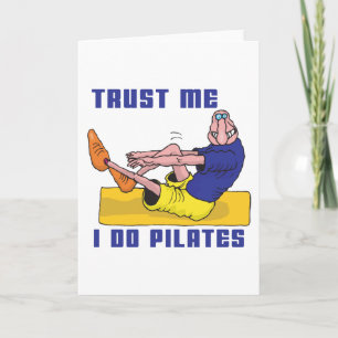 Carte Pilates drôle