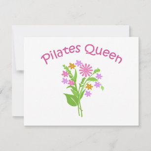 Carte Pilates Queen design original!