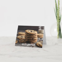Pile de biscuits à puces de chocolat