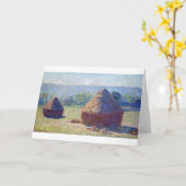 Carte Pile de blé (fin de l'été), Monet (Fleur jaune)