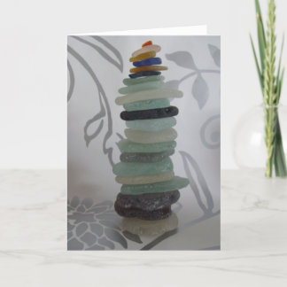 Carte pile de seaglass