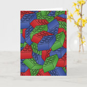 Carte Pile des blocs constitutifs (Fleur jaune)