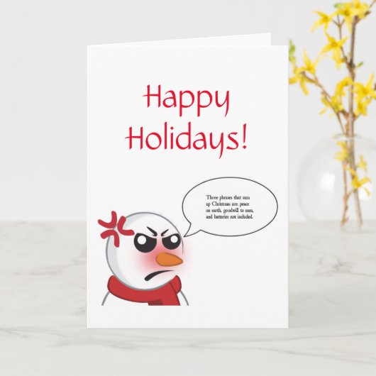 Carte Piles non incluses... (Fleur jaune)