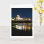 Carte Pilier de Santa Monica, Los Angeles (Fleur jaune)