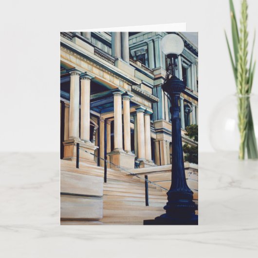 Carte Pillars of Power, Washington DC Greeting Card (Devant)