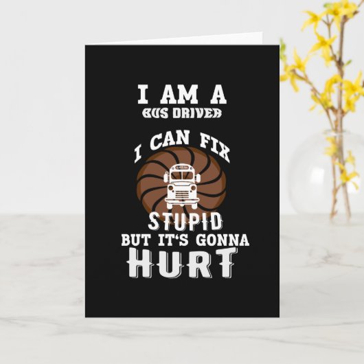 Carte Pilote de bus (Fleur jaune)