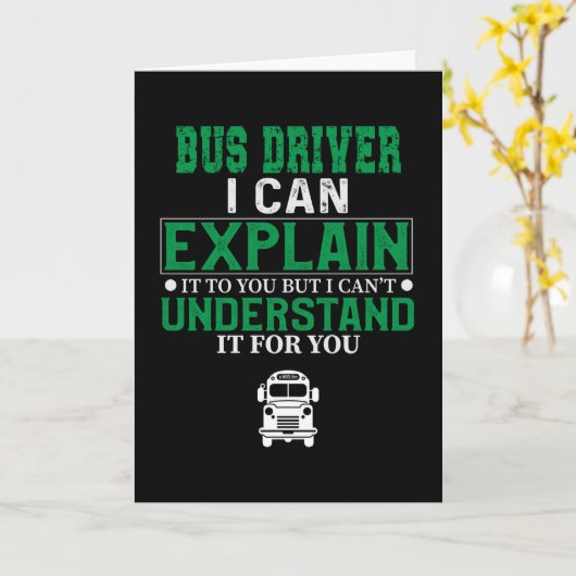 Carte Pilote de bus (Fleur jaune)