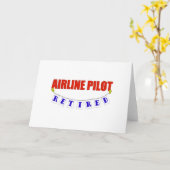CARTE PILOTE DE LIGNE AÉRIENNE RETRAITÉE (Fleur jaune)