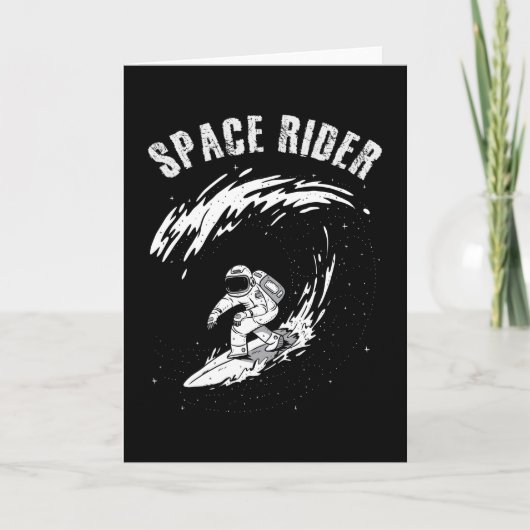 Carte Pilote spatial astronaute de surf (Devant)
