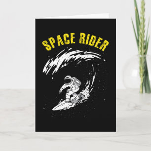 Carte Pilote spatial astronaute de surf