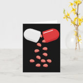 Carte Pilule cérébrale - Sticker Placebo (Fleur jaune)