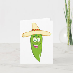 Carte Piment Vert Souriant